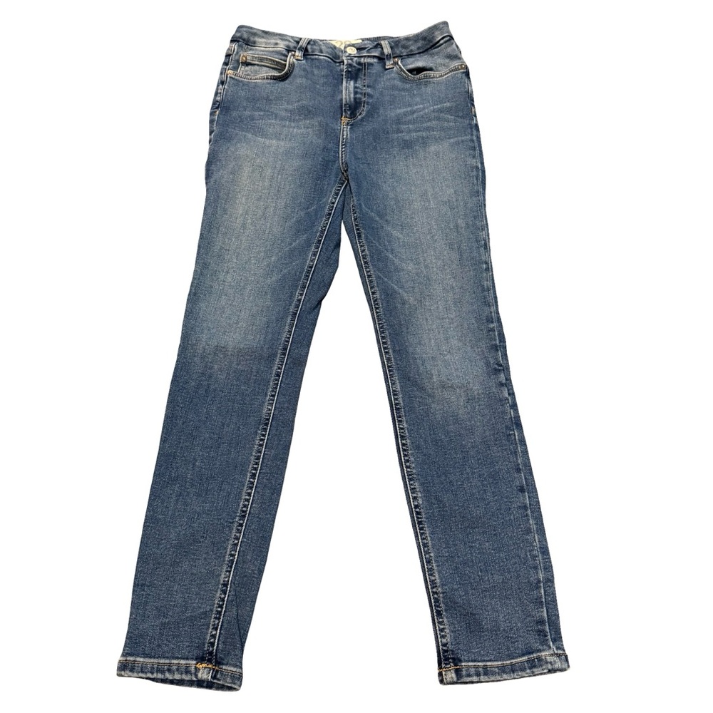 We The Free Straight Leg Jeans in Medium Blue Wash